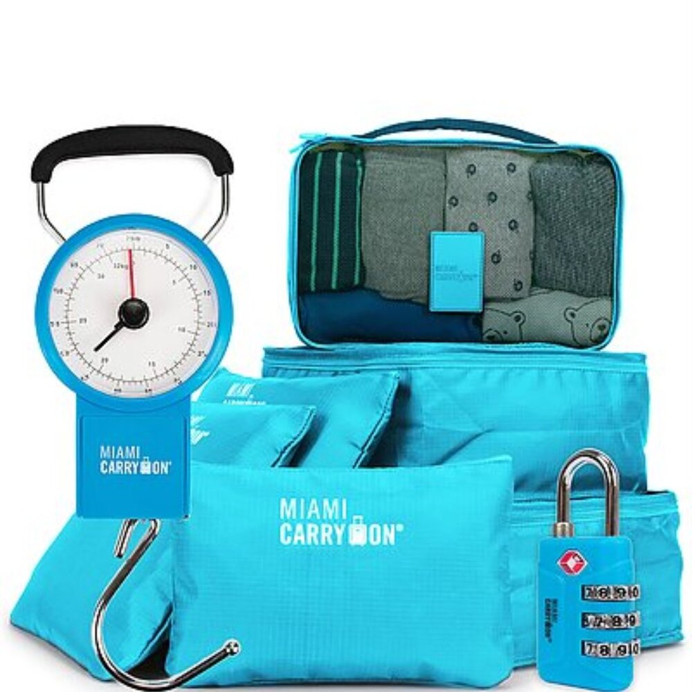 Travel Kit CarryOn Essential Combo bag scale TSA approved lock
